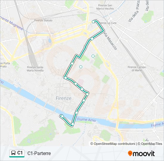 c1 Route: Schedules, Stops & Maps - C1-Parterre (Updated)