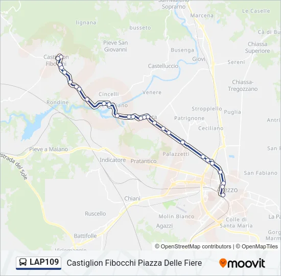LAP109 Bus Line Map