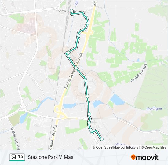 15 bus Line Map