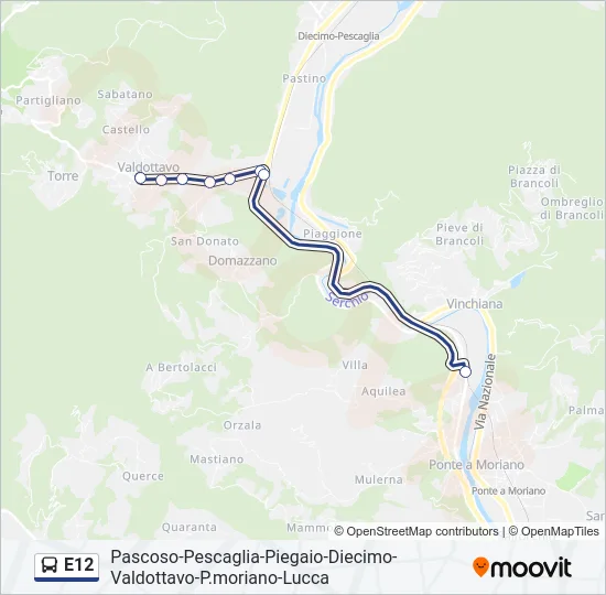 E12  Line Map