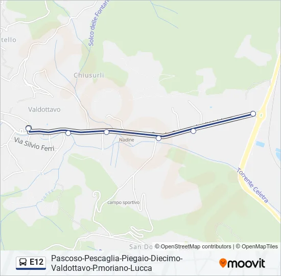 E12  Line Map