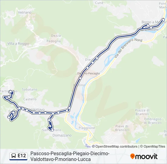 E12  Line Map