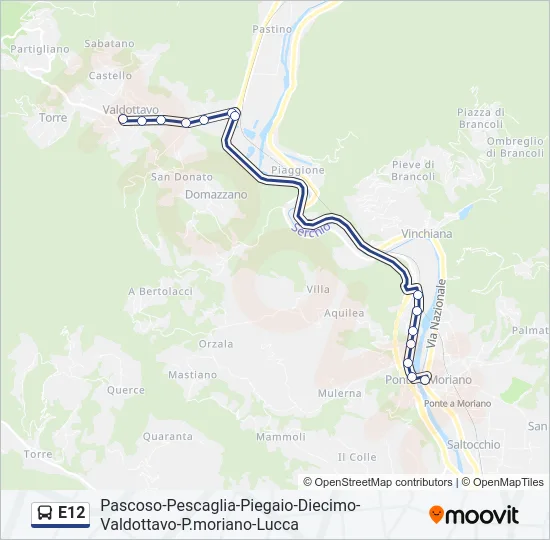 E12  Line Map