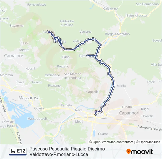 E12  Line Map
