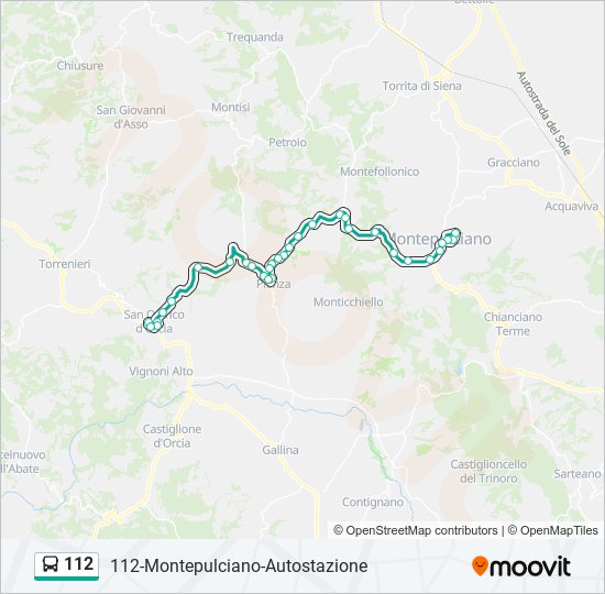 112-route-schedules-stops-maps-112-montepulciano-autostazione