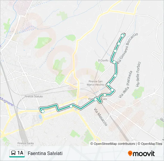 1A  Line Map
