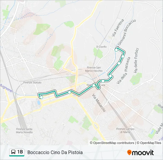 1B  Line Map