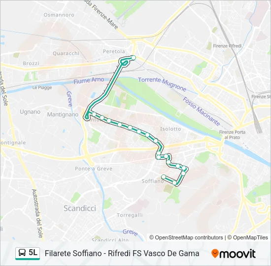 5L  Line Map