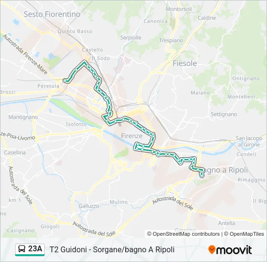 23A  Line Map