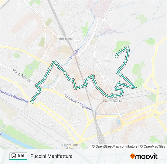 55L  Line Map