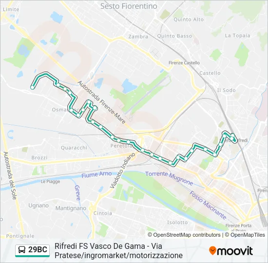 29BC  Line Map