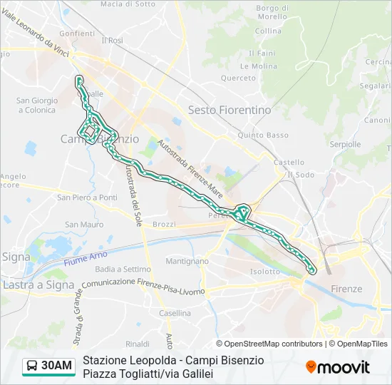 30AM  Line Map