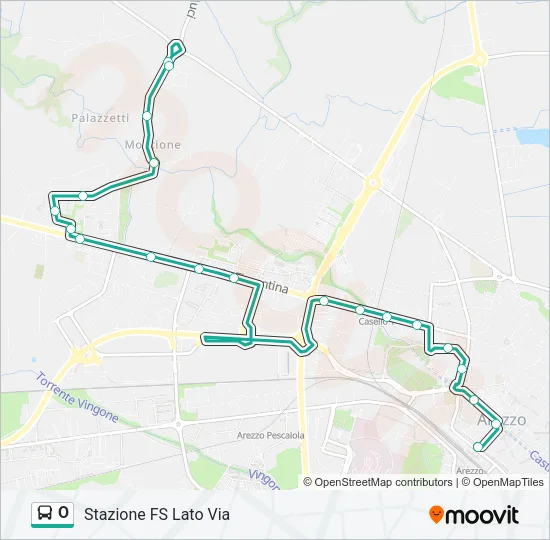 O Bus Line Map
