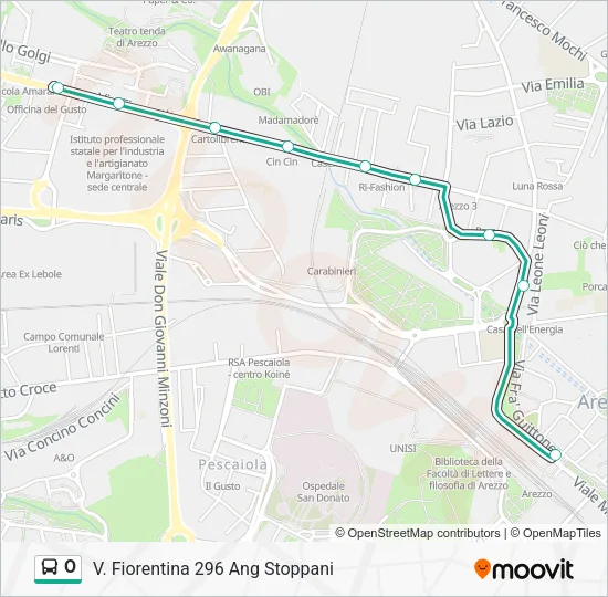 O Bus Line Map