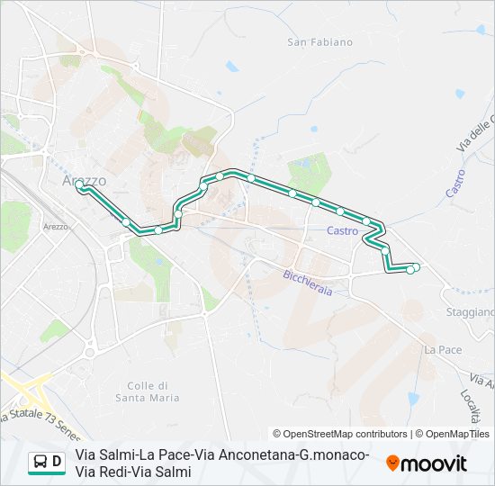 D Bus Line Map