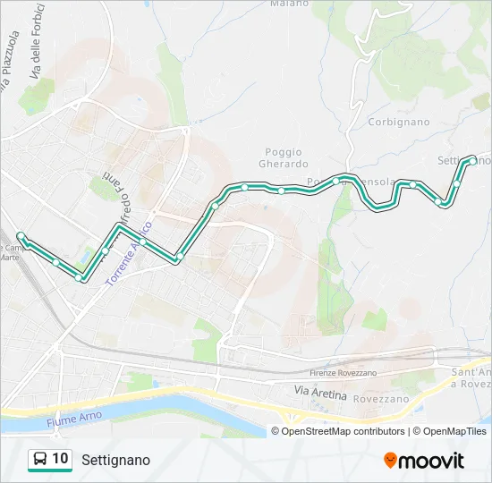 10  Line Map
