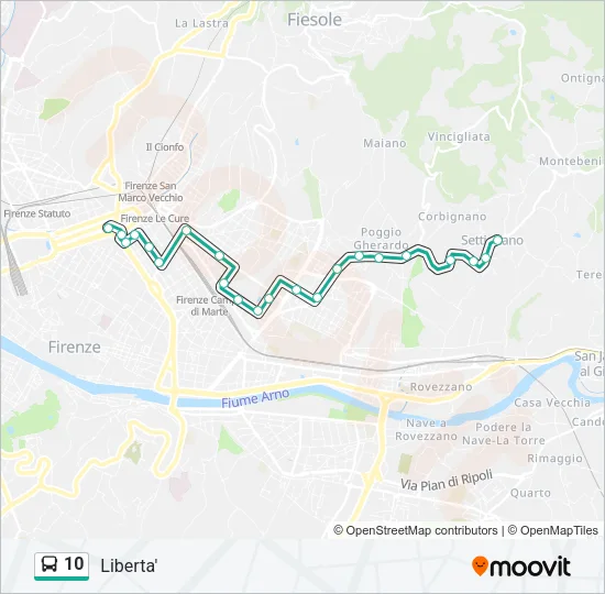 10  Line Map