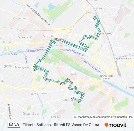 5A  Line Map