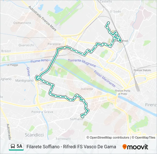 5A  Line Map