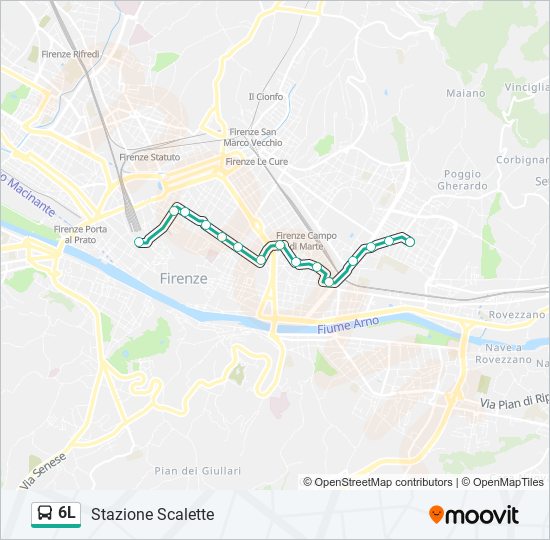 6L bus Line Map