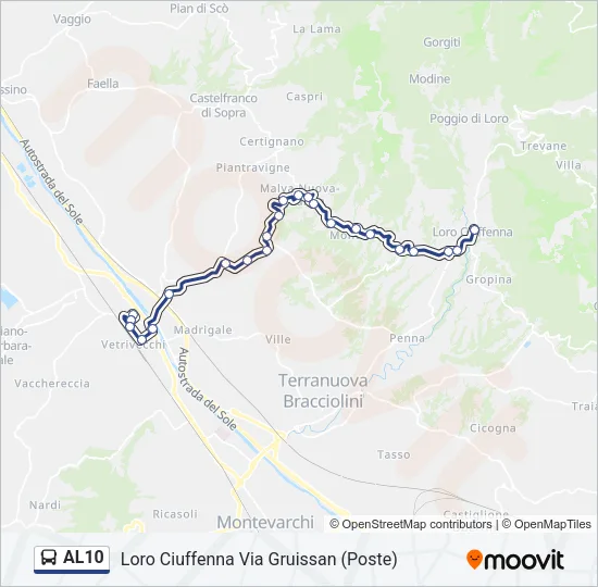 AL10  Line Map