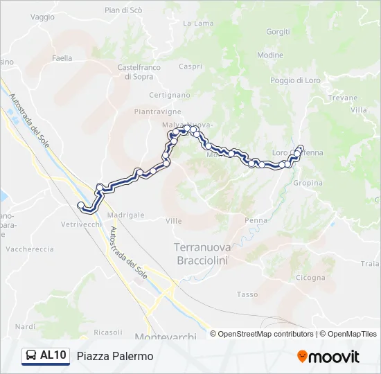 AL10  Line Map