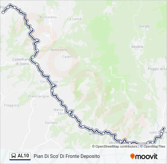 AL10  Line Map