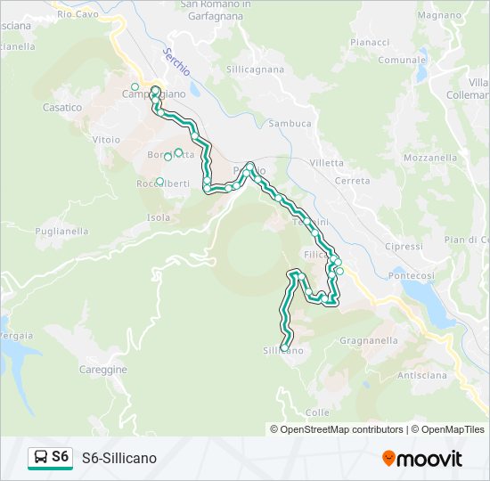 s6-route-schedules-stops-maps-s6-sillicano-updated