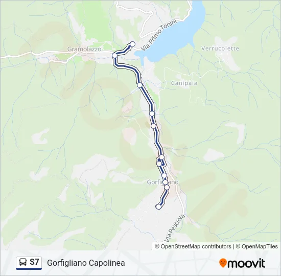 S7 Bus Line Map