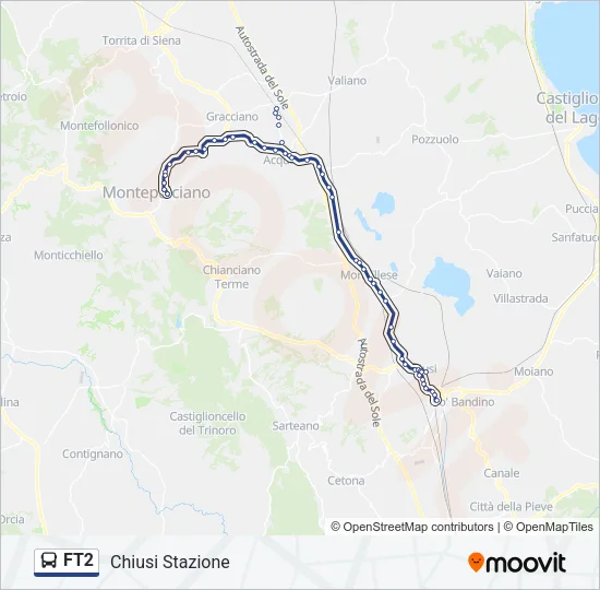FT2 Bus Line Map
