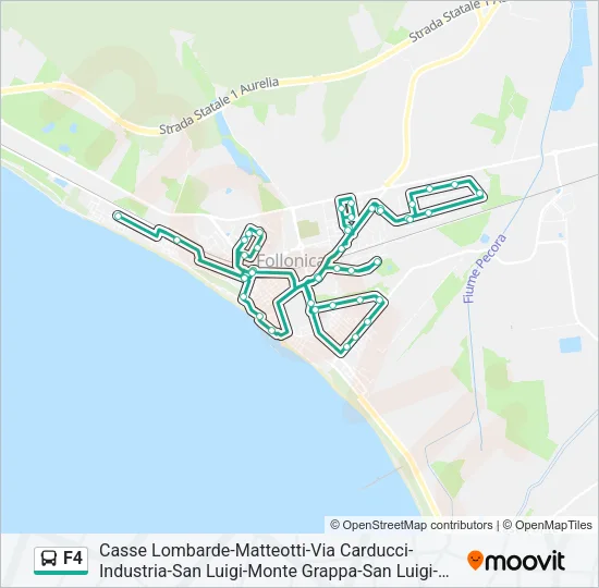 F4 Bus Line Map