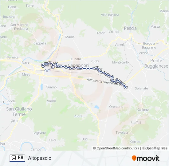 E8  Line Map