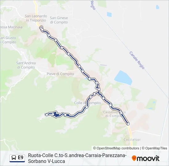 E9  Line Map