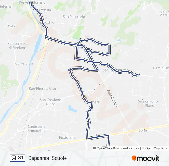 S1  Line Map