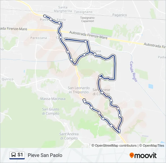 S1  Line Map