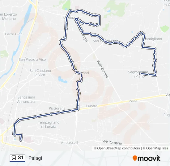 S1  Line Map