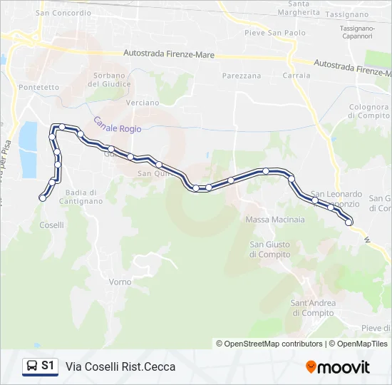 S1  Line Map