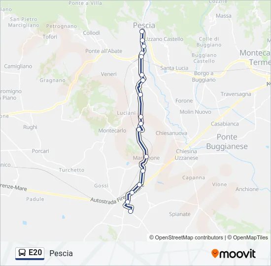 E20  Line Map