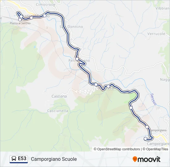 E53  Line Map