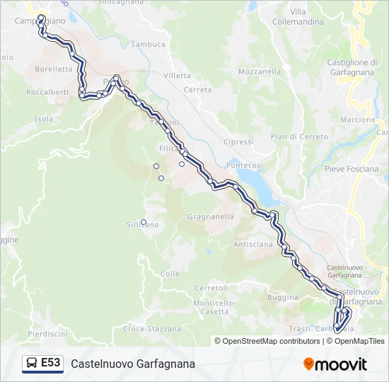 E53  Line Map