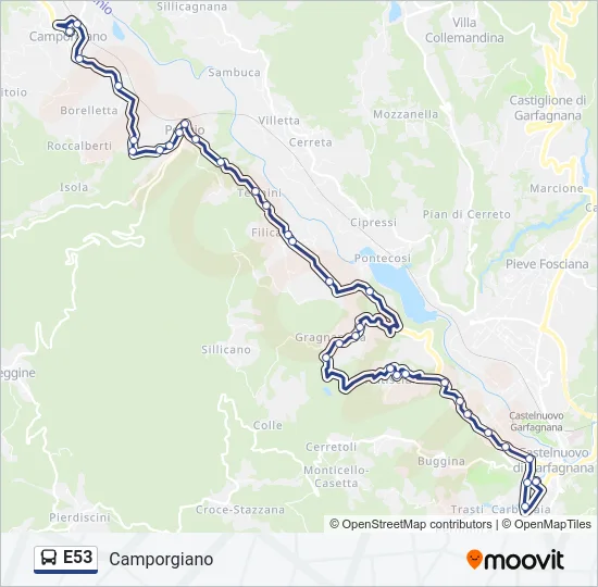 E53  Line Map