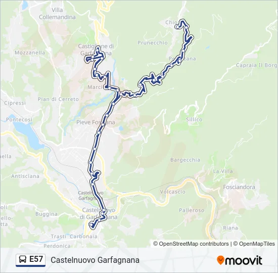 E57  Line Map