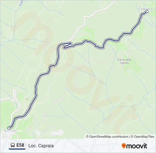 E58  Line Map