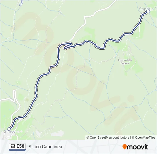 E58  Line Map