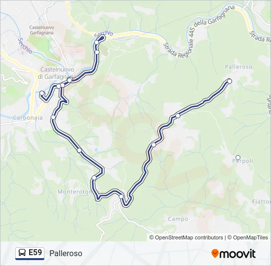 E59  Line Map