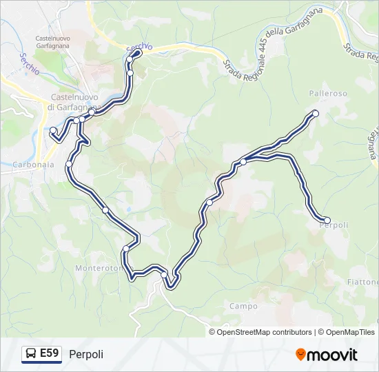 E59  Line Map
