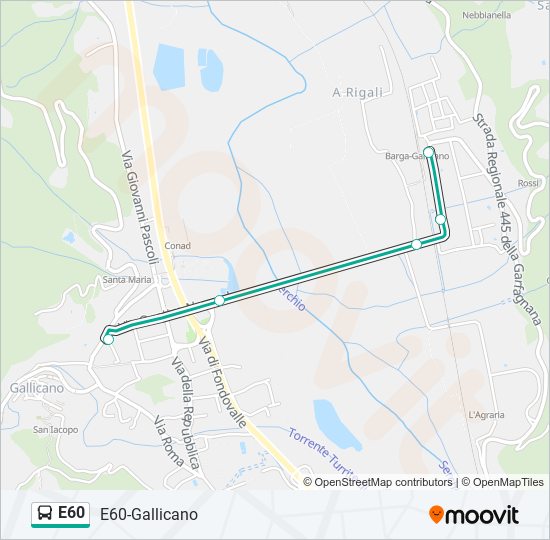 e49 Route: Schedules, Stops & Maps - E49-Castelnuovo Garfagnana (Updated)