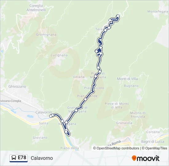 E78  Line Map