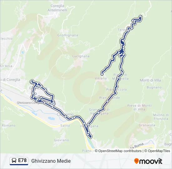 E78  Line Map