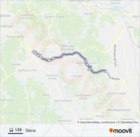 139 Bus Line Map